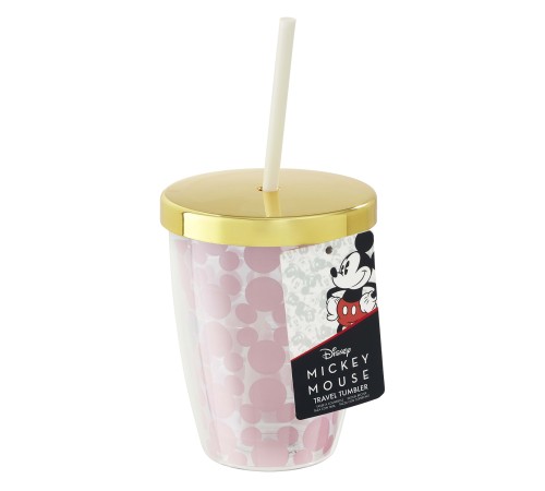 Кружка пластмассовая Funko Disney Classic Mickey Pastel Block Print Travel Tumbler UT-DI06226