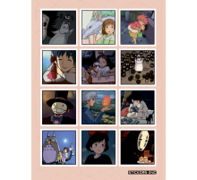 Лист стикеров Studio Ghibli #3