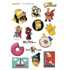 Лист стикеров Stickerlab - Simpsons #1