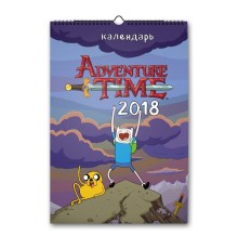 Время приключений/Adventure Time. Настенный календарь-постер на 2018 год