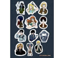 Лист стикеров «Mix Anime»