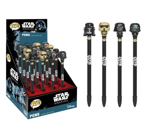 Ручка Funko POP! Pen Toppers: Star Wars: Rogue One: Assorted 16pc PDQ (Droid) 11893