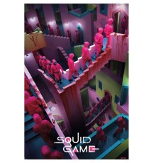 Постер Squid Game (Crazy Stairs)