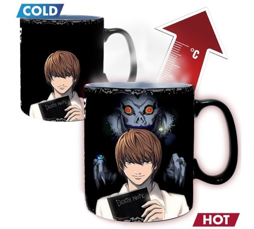 Кружка Death Note Kira & L Heat Change 460 ml ABYMUG611