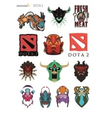 Лист стикеров Stickerlab - Dota 2