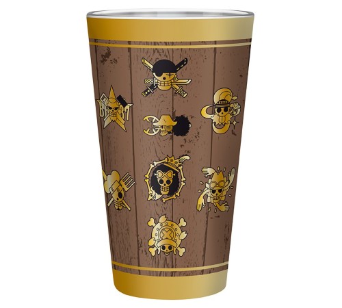 Бокал стеклянный One Piece Verre XXL Skulls Mate 400 мл ABYVER165