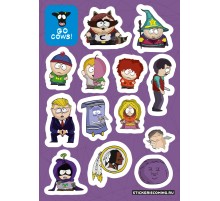 Лист стикеров «Южный парк»