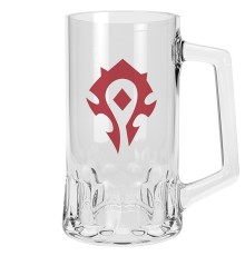 Кружка стеклянная ABYstyle: WORLD OF WARCRAFT: Tankard Horde ABYVER093