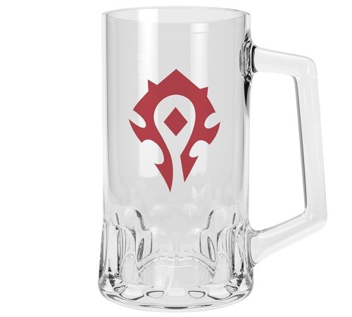 Кружка стеклянная ABYstyle: WORLD OF WARCRAFT: Tankard Horde ABYVER093