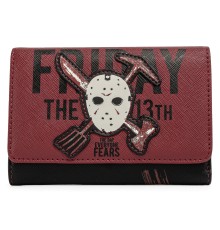 Кошелек Loungefly Friday The 13th Jason Mask Tri-Fold Wallet FRIWA0004