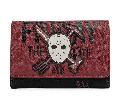 Кошелек Loungefly Friday The 13th Jason Mask Tri-Fold Wallet FRIWA0004