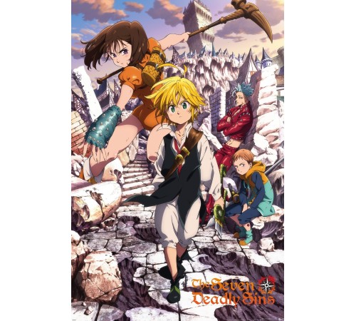 Постер SEVEN DEADLY SINS Key Art 2 А1