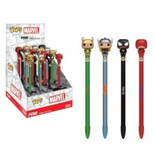 Ручка Funko POP! Pen Toppers: Marvel 2: Assorted 16pc PDQ (1шт.) 10999