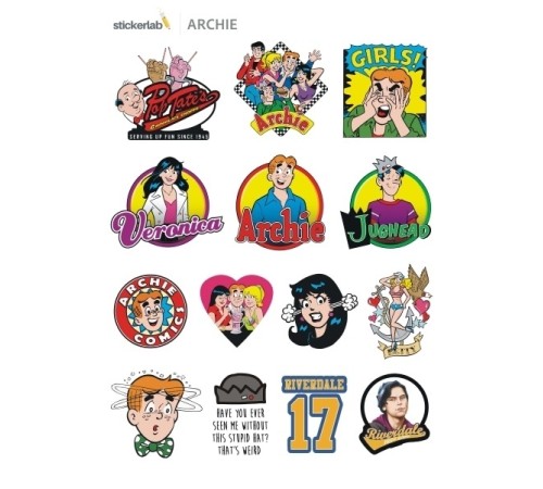 Лист стикеров Stickerlab - Archie Comics