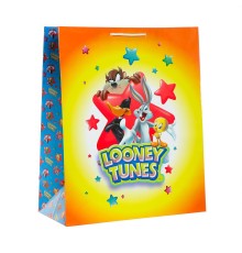 Пакет подарочный Looney Tunes-1, большой, 335х406х155 мм