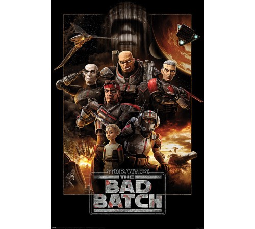 Постер Star Wars: The Bad Batch (Montage) A1 (399) PP34897