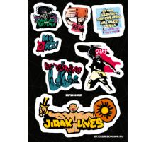 Лист стикеров «Bright»