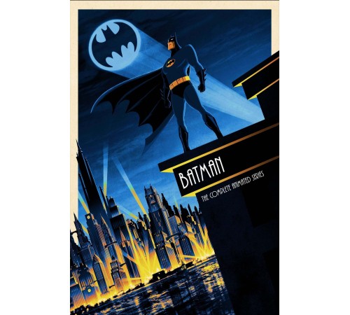 Постер для интерьера на стену (30х40 см). Бэтмен Мультсериал (Batman Animated Series)