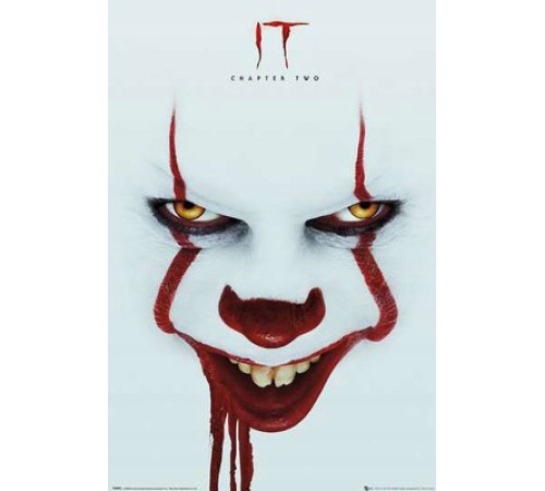 Постер IT Chapter Two (Pennywise Face) А1