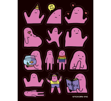 Лист стикеров «Blobby»