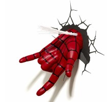 Светильник 3D Spiderman Hand