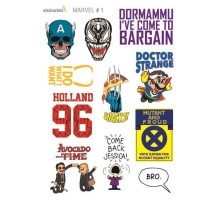 Лист стикеров Stickerlab - Marvel 1