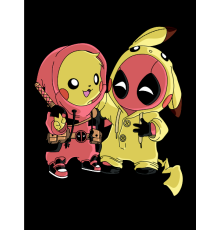 Открытка «Deadpool & Pikachu»