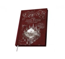 Записная книжка ABYstyle Harry Potter A5 Notebook Marauder's Map X4 ABYNOT032