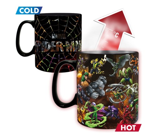 Кружка Marvel Mug Heat Change Multiverse Spider Man 460 ml x2 ABYMUG882