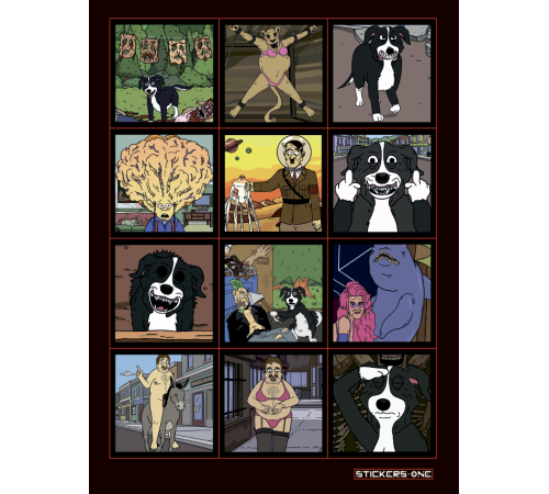 Лист стикеров Mr. Pickles