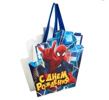 Пакет-открытка «С Днем Рождения», Человек-паук