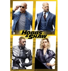 Постер Fast & Furious Presents: Hobbs & Shaw (Cast) А1