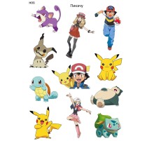 Стикерлист Пикачу