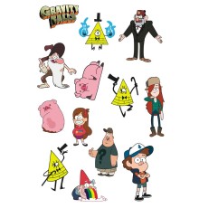 Лист стикеров Stickerlab - Gravity Falls