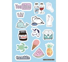 Лист стикеров «TUMBLR»