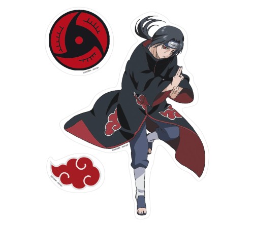 Наклейки Naruto Shippunden - Stickers - 16x11cm/ 2 Sheets - Sasuke/ Itachi X5 ABYDCO152