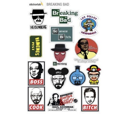 Лист стикеров Stickerlab - Breaking Bad