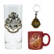 Набор подарочный Harry Potter Бокал 290ml+Брелок+Кружка 110ml Hogwarts ABYPCK154