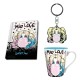 Набор DC Comics Pck Keyring Notebook Harley Quinn Mad Love 250ml ABYPCK183