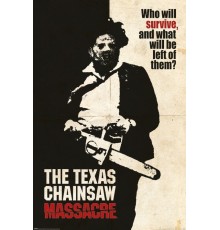 Постер Texas Chainsaw Massacre (Who Will Survive?) A1