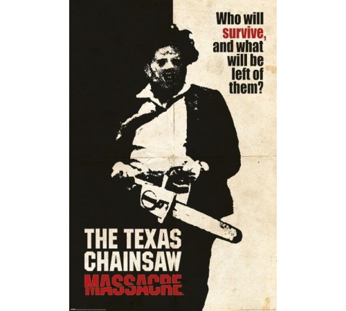 Постер Texas Chainsaw Massacre (Who Will Survive?) A1