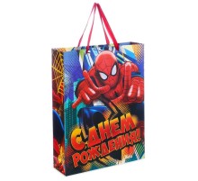 Пакет вертикальный Marvel «С Днем Рождения», Человек-Паук