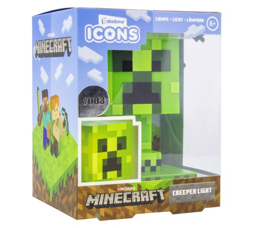 Светильник Minecraft Creeper Icon Light V2 PP6593MCFV2