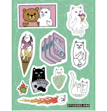 Лист стикеров «RIPNDIP»