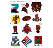 Лист стикеров Stickerlab - Deadpool #3