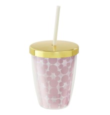 Кружка пластмассовая Funko Disney Classic Mickey Pastel Block Print Travel Tumbler UT-DI06226