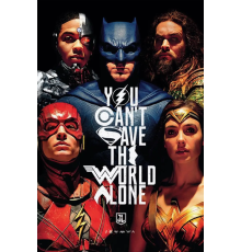 Постер Maxi DC Justice League Movie (Save The World)