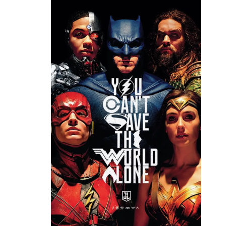 Постер Maxi DC Justice League Movie (Save The World)