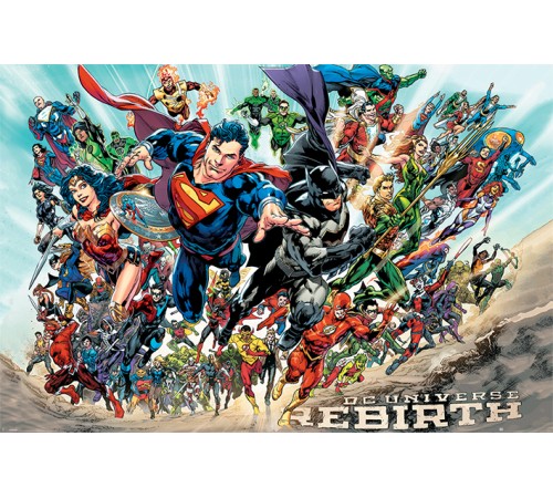 Постер Maxi Pyramid: DC: Justice League (Rebirth) PP34115