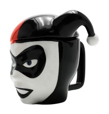 Кружка 3D с крышкой DC Comics Harley Quinn 300ml ABYMUG419